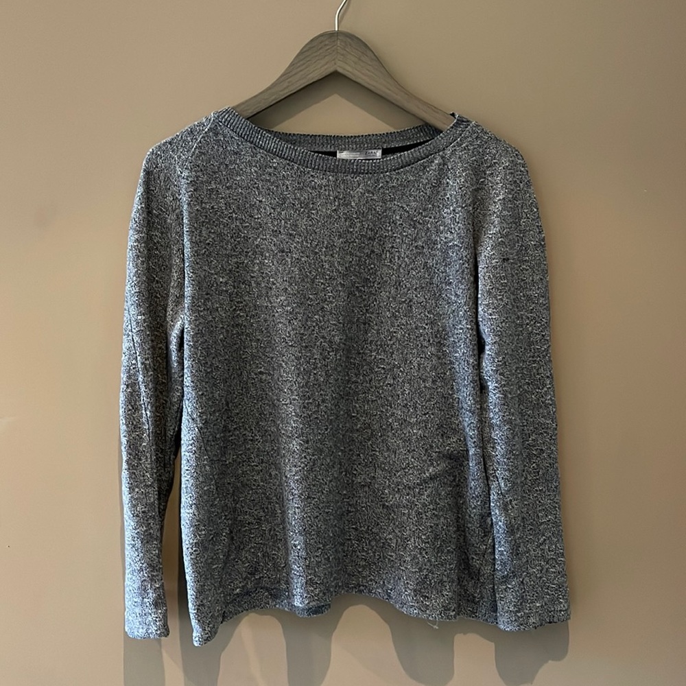 Zara gray long sleeve top